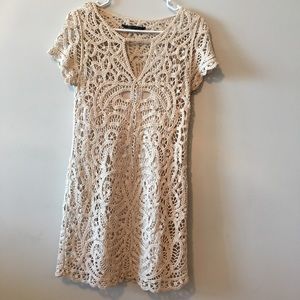 BCBG crochet dress